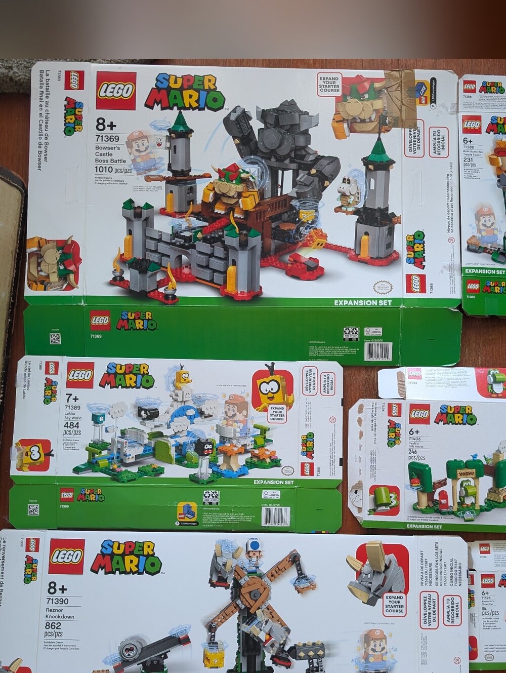 LEGO Super Mario Bowser Castle Expansion Set - Gray, Green, Red, Yellow
